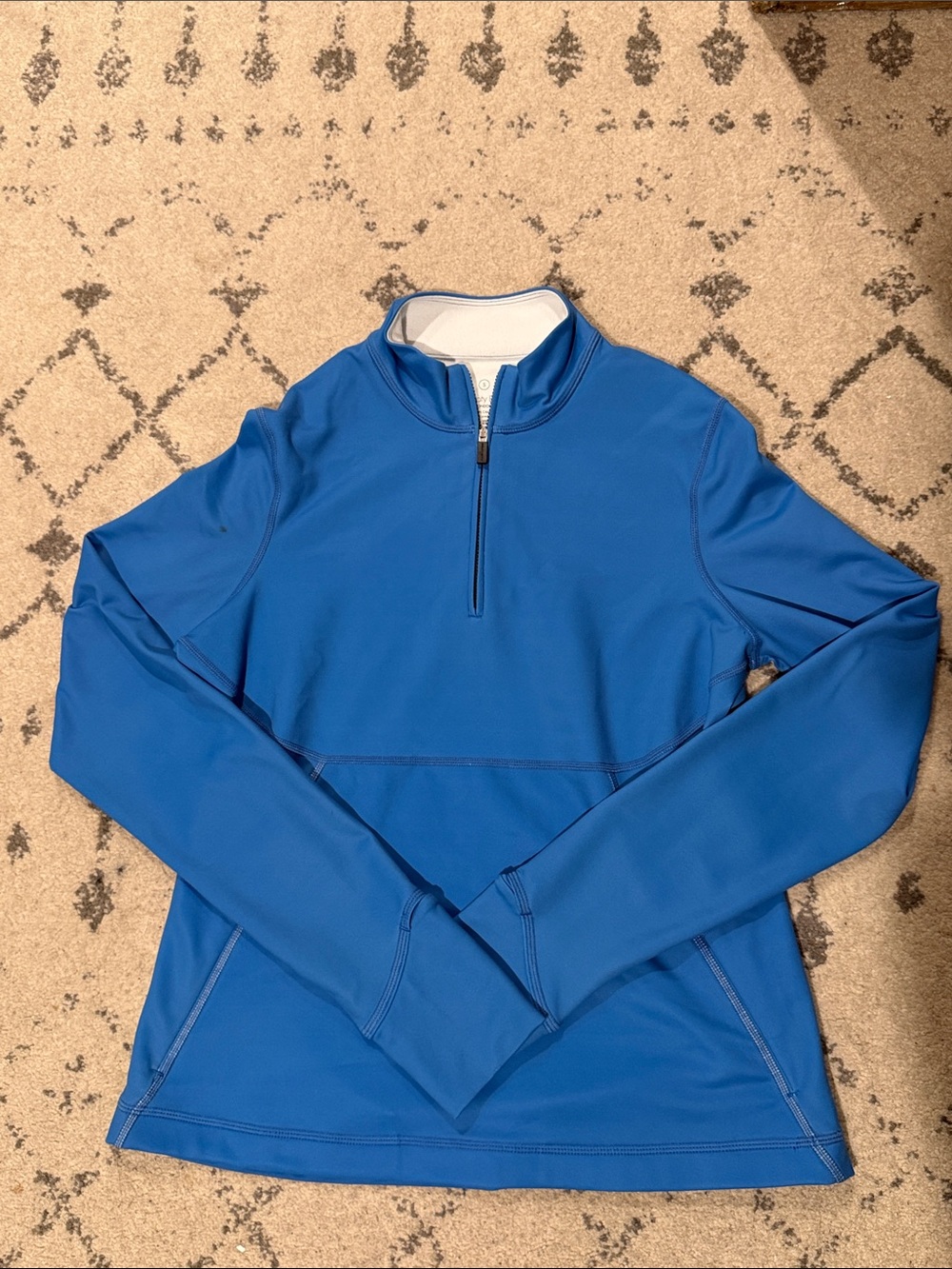 Sweaty Betty Electric Blue Zip-Up Jacket